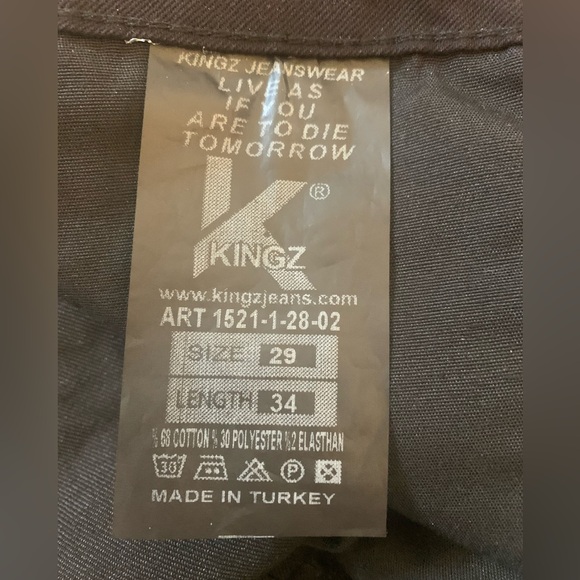 Nuts & Bolts Black Jeans, marked size 29 (waist) 34 (length) NWOT - Picture 7 of 14